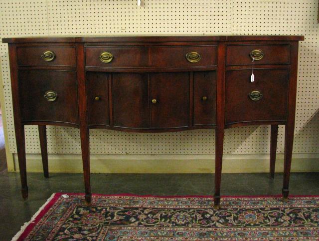 Appraisal: Vintage Drexel Mahogany Federal Sideboard circa 's 's finish loss