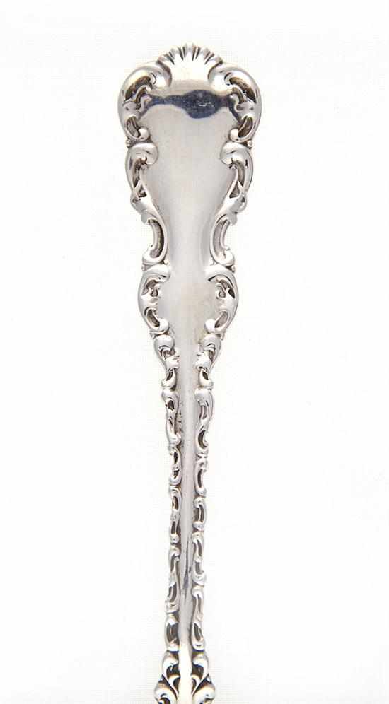 Appraisal: Whiting Louis XV pattern sterling serving forks New York circa