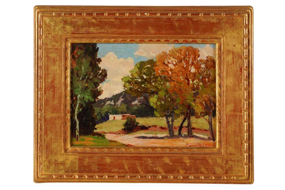 Appraisal: FREMONT ELLIS - CANONCITO EL RANCHO SEBASTION oil on board