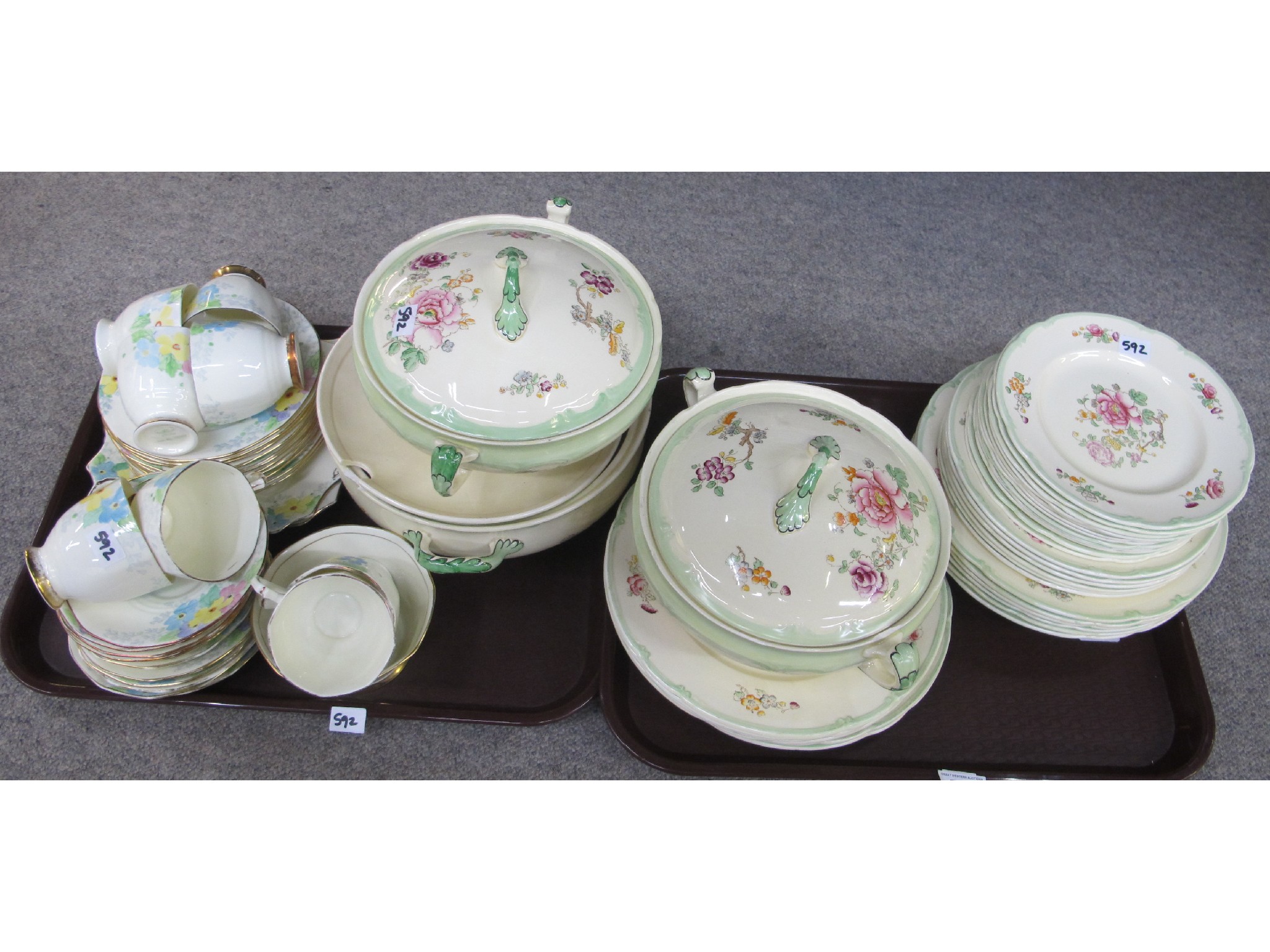 Appraisal: Group of Adderleyware and Tuscan dinnerware