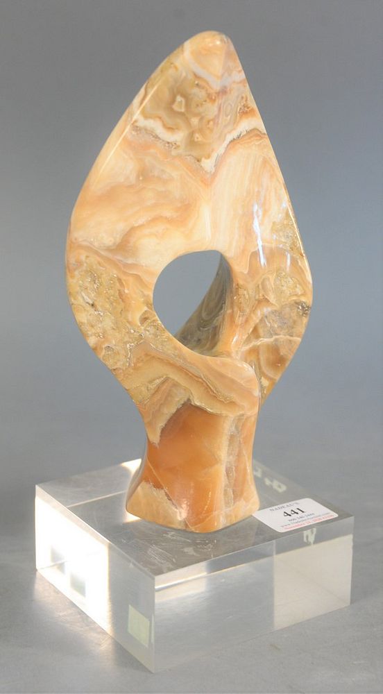 Appraisal: Attributed to Leonardo Nierman Mexican American b Mid-century onyx sculpture