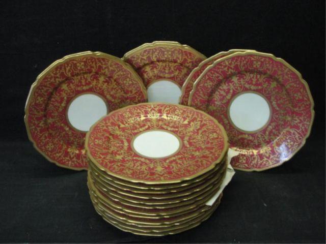 Appraisal: LIMOGES Porcelain Dinner Plates From a New Rochelle home