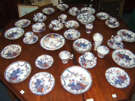 Appraisal: A Spode stone china Imari pattern part breakfast tea and