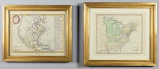 Appraisal: Maps of US st item AMERIQUE SEPTENTRION LE DIVISEE EN