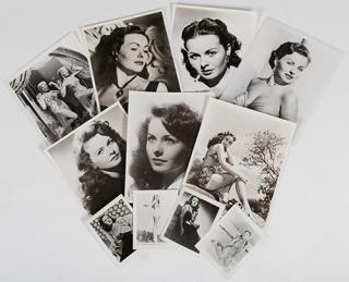 Appraisal: Crain Jeanne Collection of Vintage Photos Original vintage promotional photographs