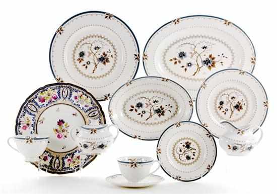 Appraisal: Royal Doulton partial dinner service and associated plates Old Colony