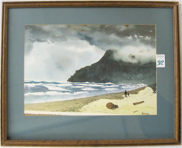 Appraisal: WILLIAM T C STEVENS WATERCOLOR ON PAPER Oregon th century