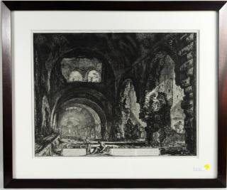 Appraisal: Piranesi Veduta Interna della Villa di Mercenate Giovanni Battista Piranesi