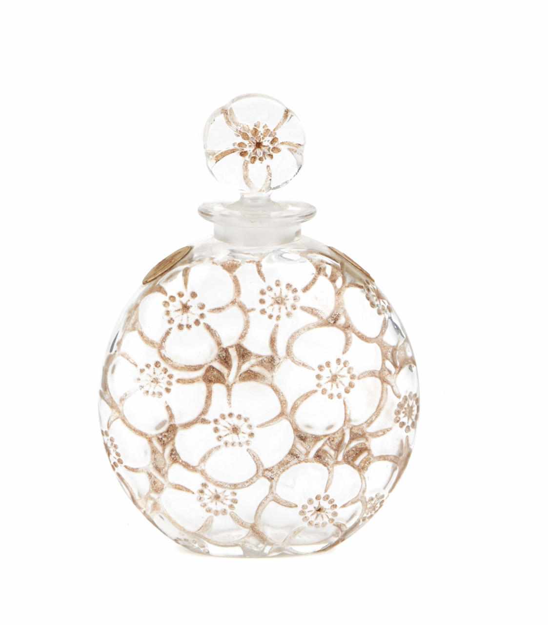 Appraisal: An R Lalique glass perfume bottle for D'Orsay Le Lys