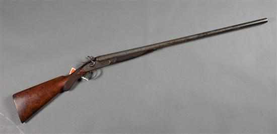 Appraisal: English -gauge double barrel percussion shotgun Richard Redman London and