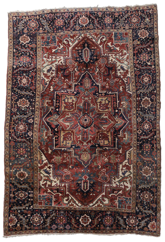 Appraisal: Heriz Carpet Persian early th century ft in x ft