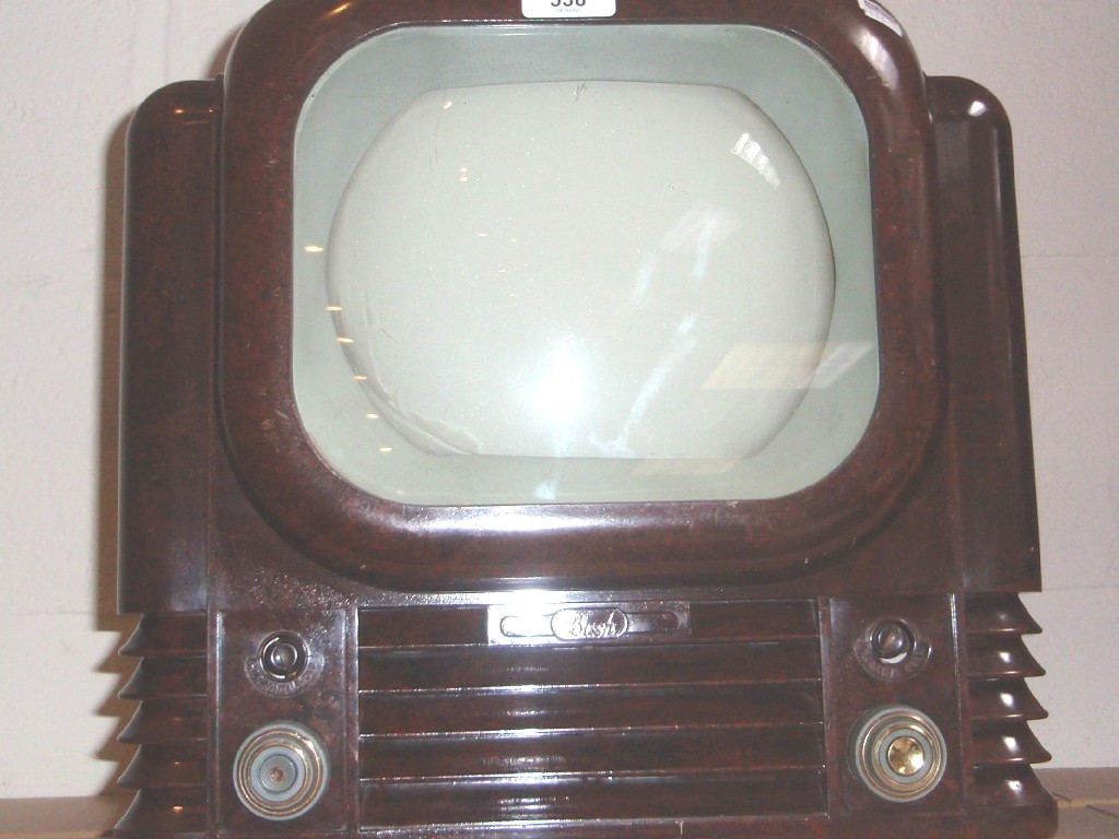 Appraisal: A Bush-type TV television receiver with Bakelite case