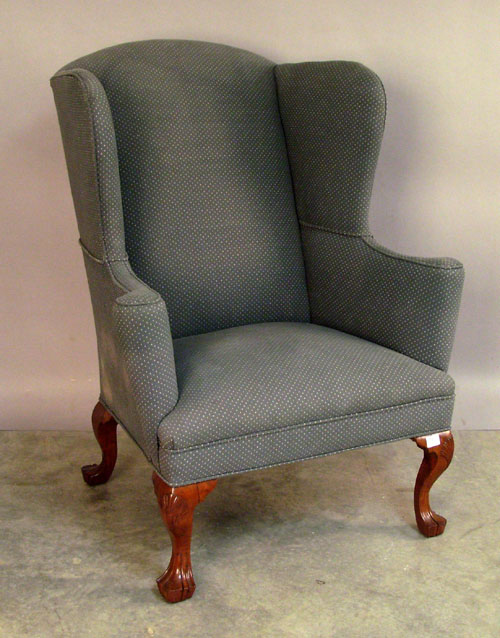 Appraisal: Queen Anne style wing chair