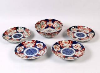 Appraisal: PIECE MISCELLANEOUS LOT OF IMARI PORCELAIN PIECE MISCELLANEOUS LOT OF