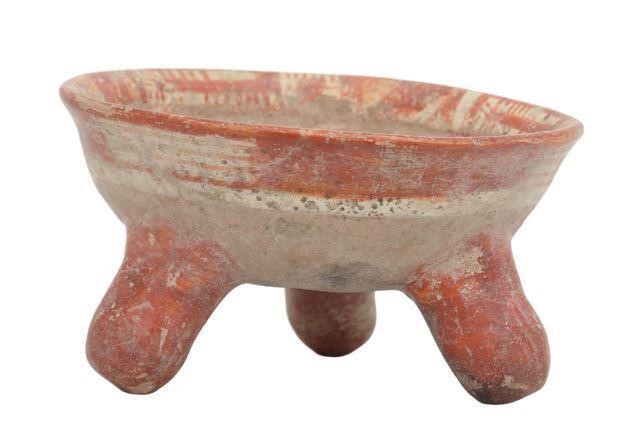 Appraisal: Pre-Columbian earthenware bowl Mixtec or Aztec culture th th c