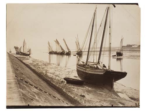 Appraisal: ATGET EUG NE - La Rochelle-Bateau Arrowroot print x inches