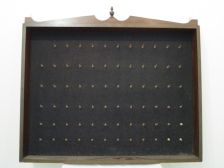 Appraisal: Wall hanging pocketwatch cabinet This lot sold on November for