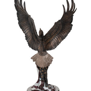 Appraisal: Duane Scott American th st Century Freedom Ascendant patinated bronze