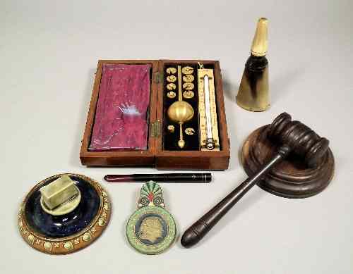 Appraisal: A mahogany cased Sikes' hydrometer by Farrow Jackson ins x