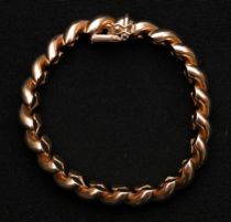 Appraisal: K Yellow Gold Rope Bracelet K yellow gold ladies rope