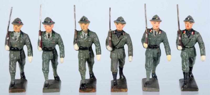 Appraisal: Lot of Lineol Italian Alpini Marchers Condition Excellent