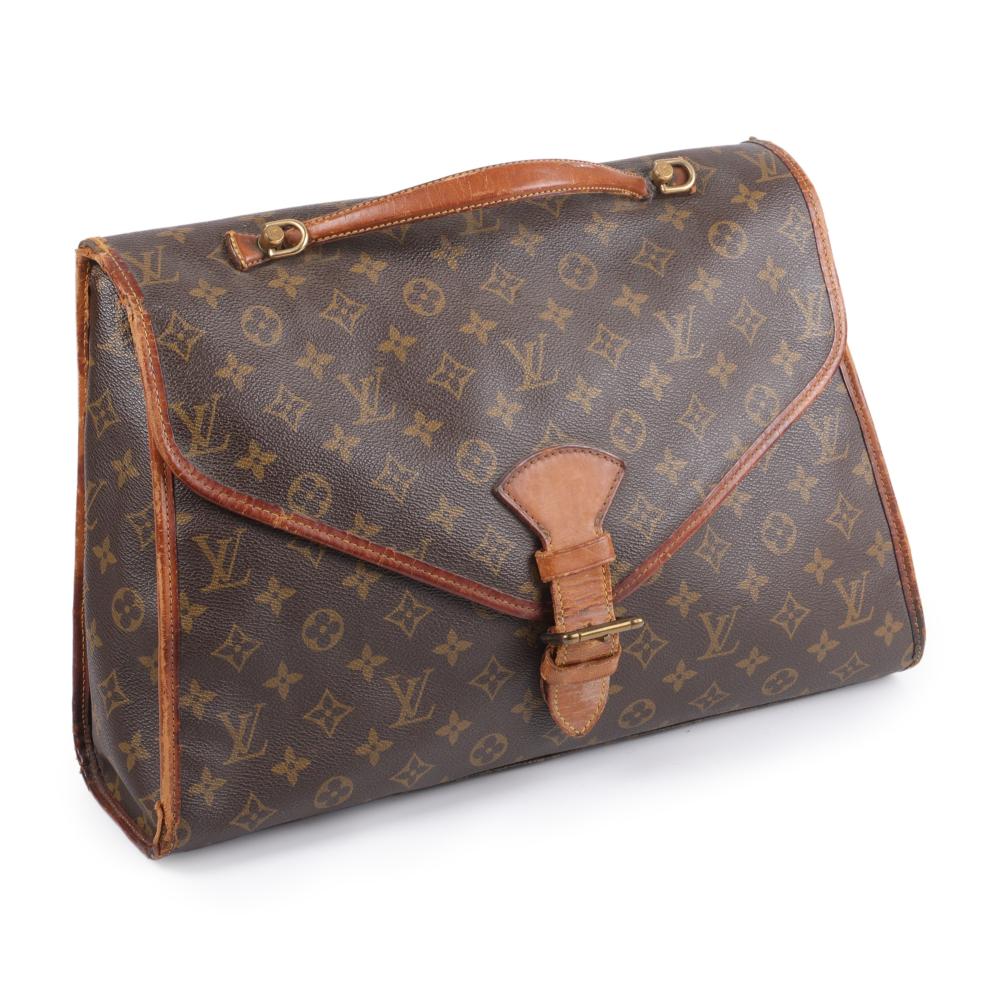 Appraisal: Louis Vuitton Beverly briefcase monogram business handbag purse coated canvas