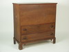 Appraisal: BLANKET CHEST - th C pine lift top two drawer