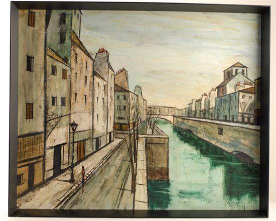 Appraisal: Antoine Villard - French A River Through the City an