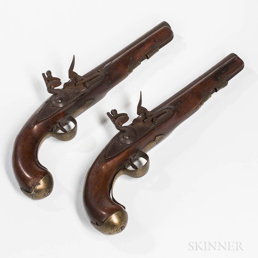 Appraisal: Pair of Ketland Flintlock Pistols Pair of Ketland Flintlock Pistols