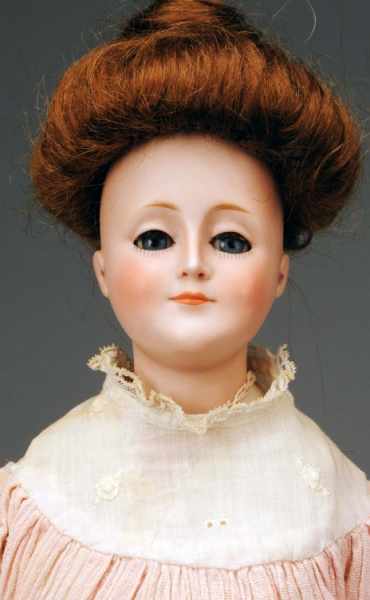 Appraisal: Lovely Kestner Gibson Girl Description Germany Ca Bisque shoulder head