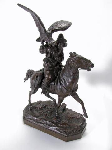 Appraisal: Evgeni Alexandrovich Lanceray Russian - bronze sculpture tall by approximately