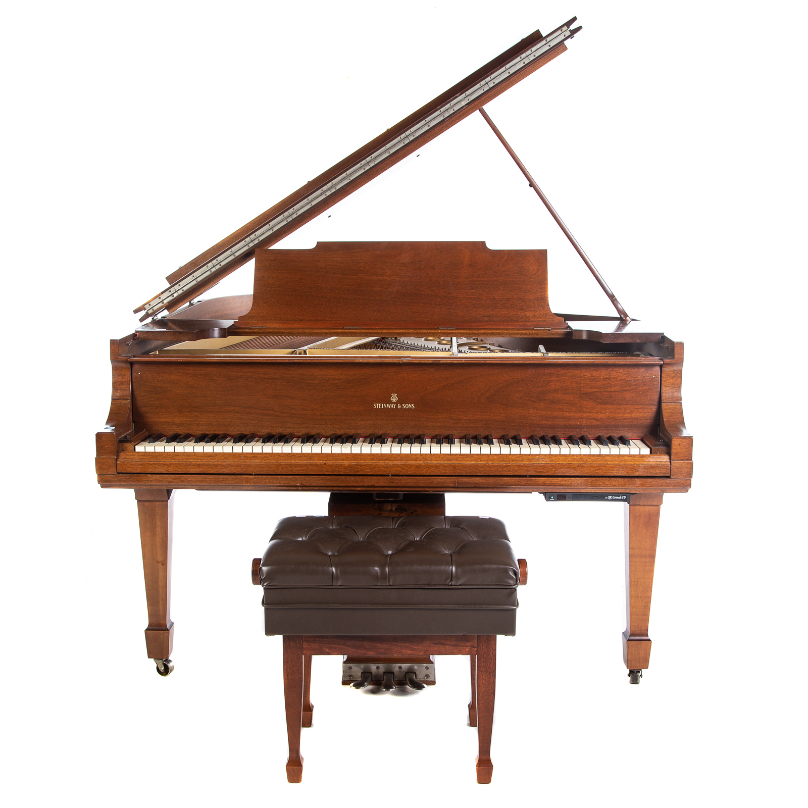 Appraisal: STEINWAY SONS BABY GRAND PIANO Circa Serial Mahogany case equipped