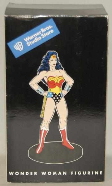 Appraisal: Warner Bros Wonder Woman Figurine in Box Condition Excellent Size