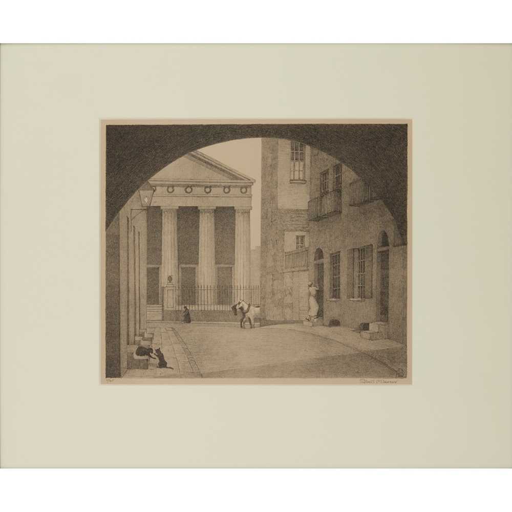 Appraisal: ROBERT POLHILL BEVAN BRITISH - A LONDON CHURCH signed in