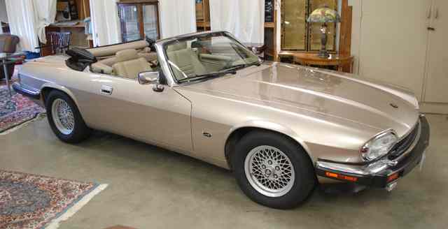 Appraisal: JAGUAR XJS CONVERTIBLE AUTOMOBILE liter six cylinder engine automatic transmission