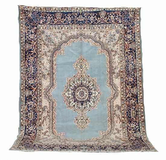 Appraisal: Persian Kerman carpet ' '' x ' '' Provenance New