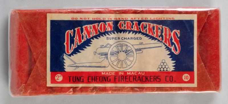 Appraisal: Cannon Crackers -Pack Firecrackers Class Manufactured by Tung Heong Condition