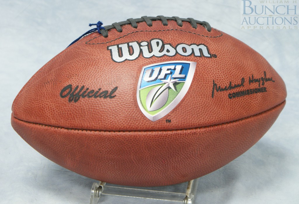 Appraisal: Wilson United Football League UFL Michael Huyghue Commissioner