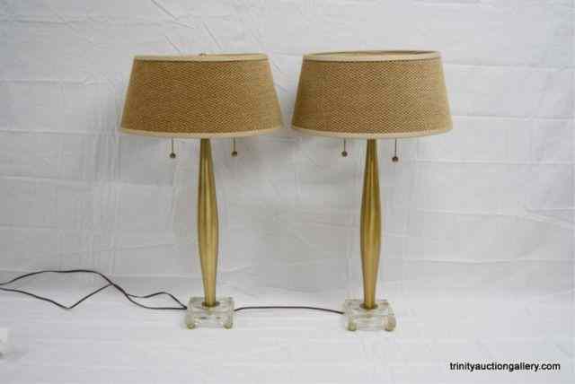 Appraisal: Vintage Danish Modern Table LampsFrom the estate purchased about is