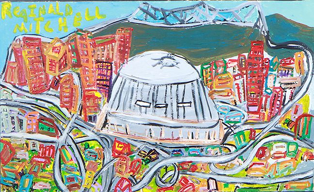 Appraisal: Outsider Art Reginald Mitchell New Orleans Thunder Dome Mitchell Reginald