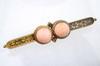 Appraisal: BAR PIN - Victorian K gold and coral bar pin