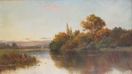 Appraisal: Daniel Sherrin British - Ormesby Broad circa Estimate -