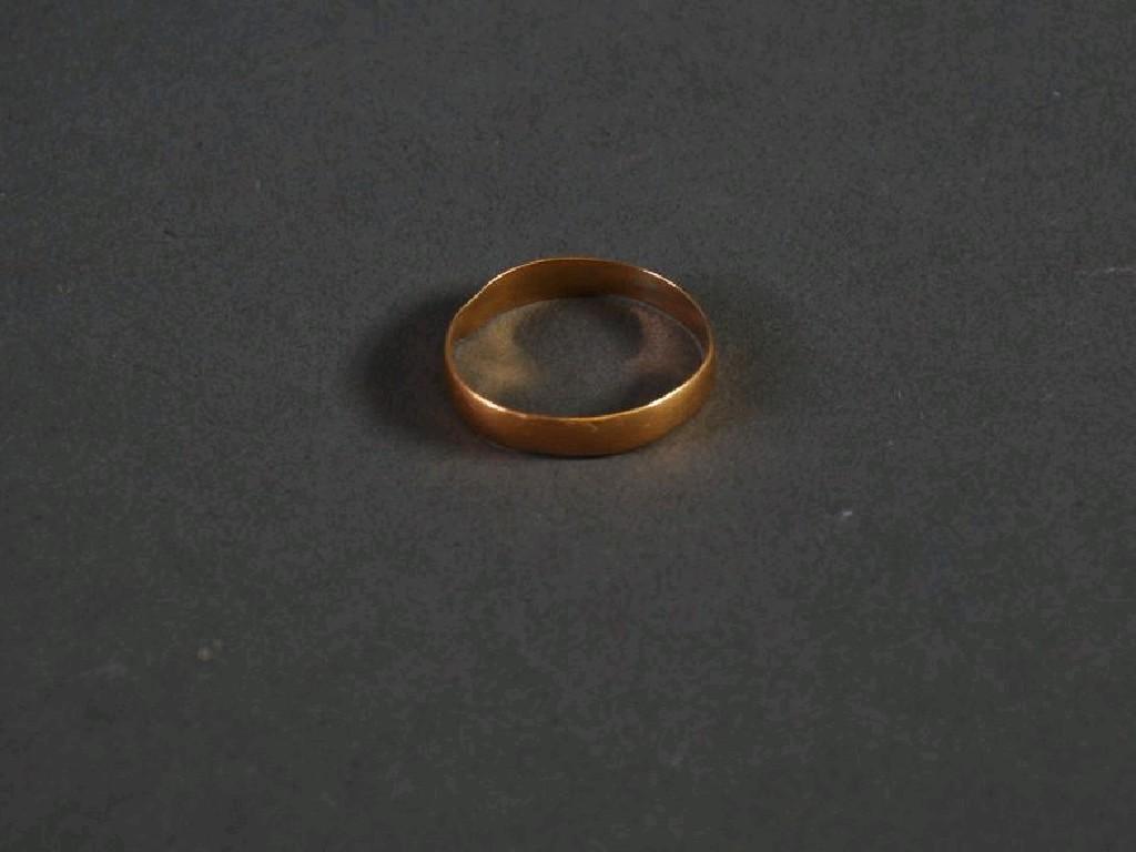 Appraisal: VICTORIAN CT GOLD WEDDING RING Birmingham gramsEST -