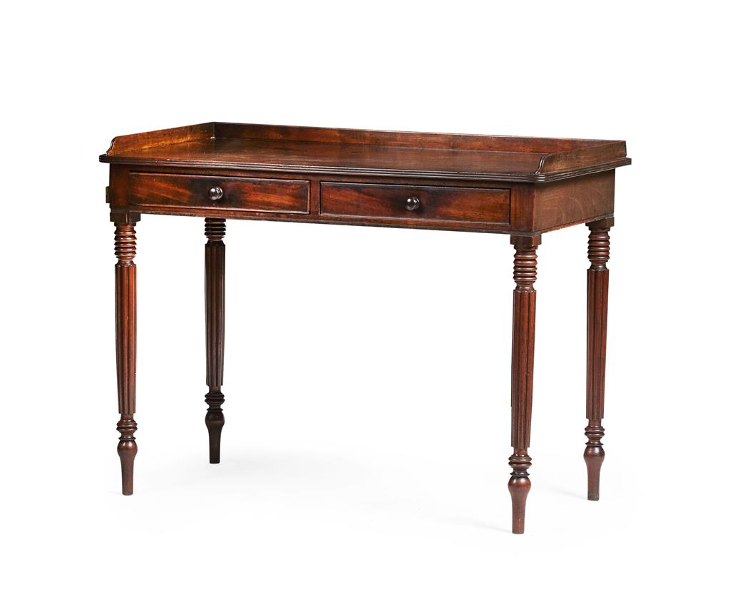 Appraisal: REGENCY MAHOGANY WRITING TABLE ATTRIBUTED TO GILLOWS OF LANCASTER EARLY