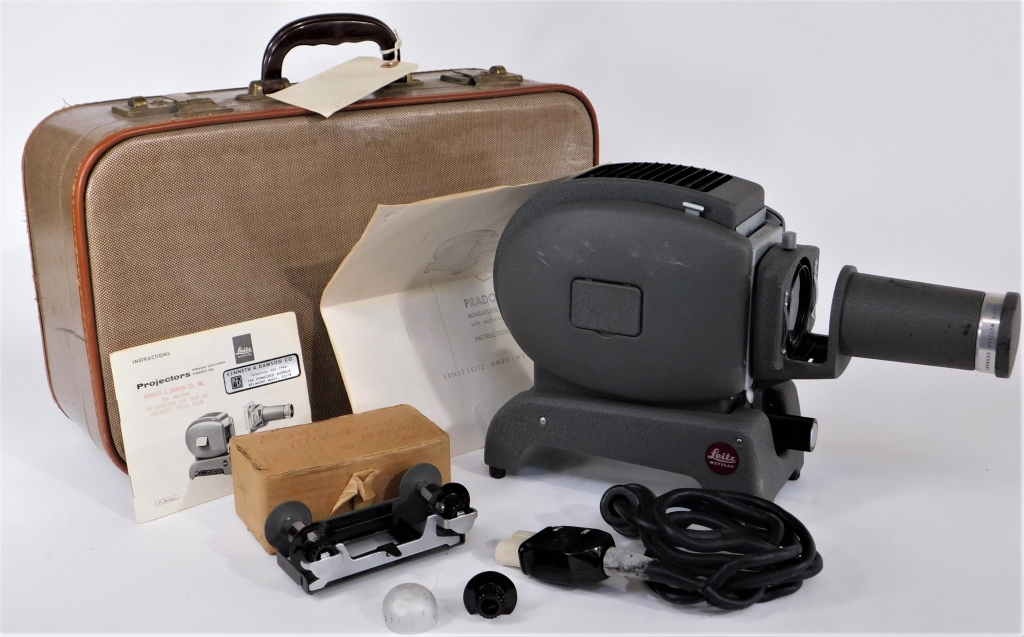 Appraisal: LEITZ PRADO PROJECTOR Leitz Prado Projector Includes case manual and