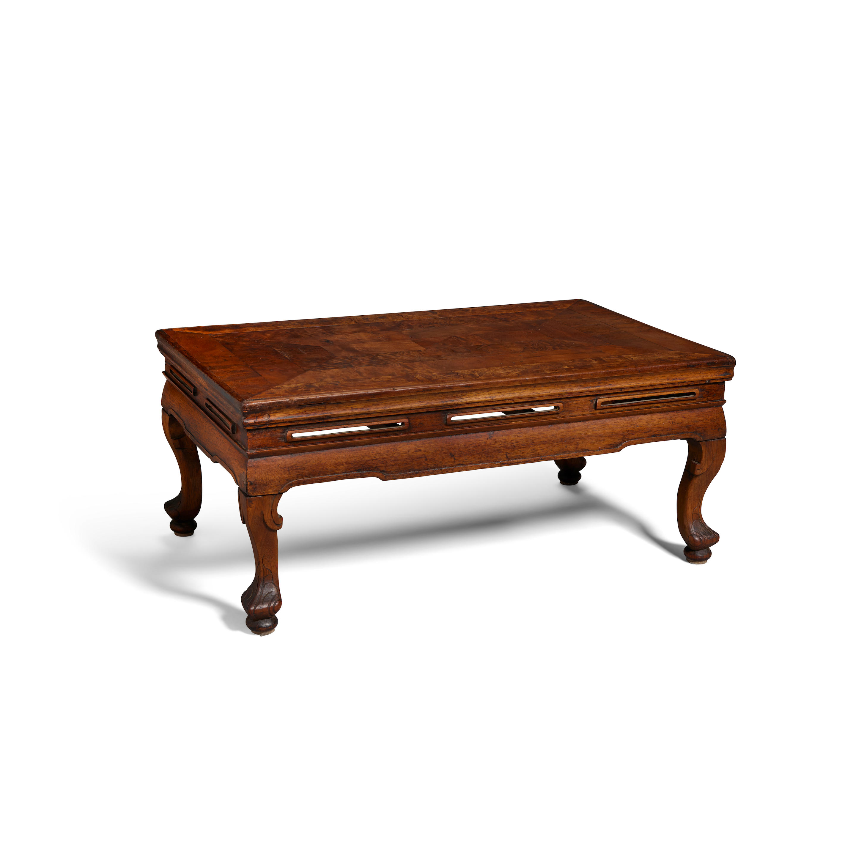 Appraisal: A MIXED WOOD FOLDING LOW TABLE Republic period Republic period