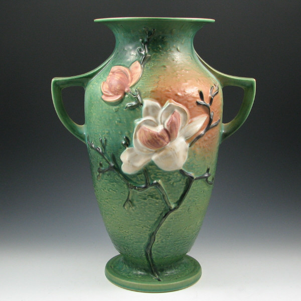 Appraisal: Roseville Magnolia - Vase - Mint Roseville Magnolia vase in