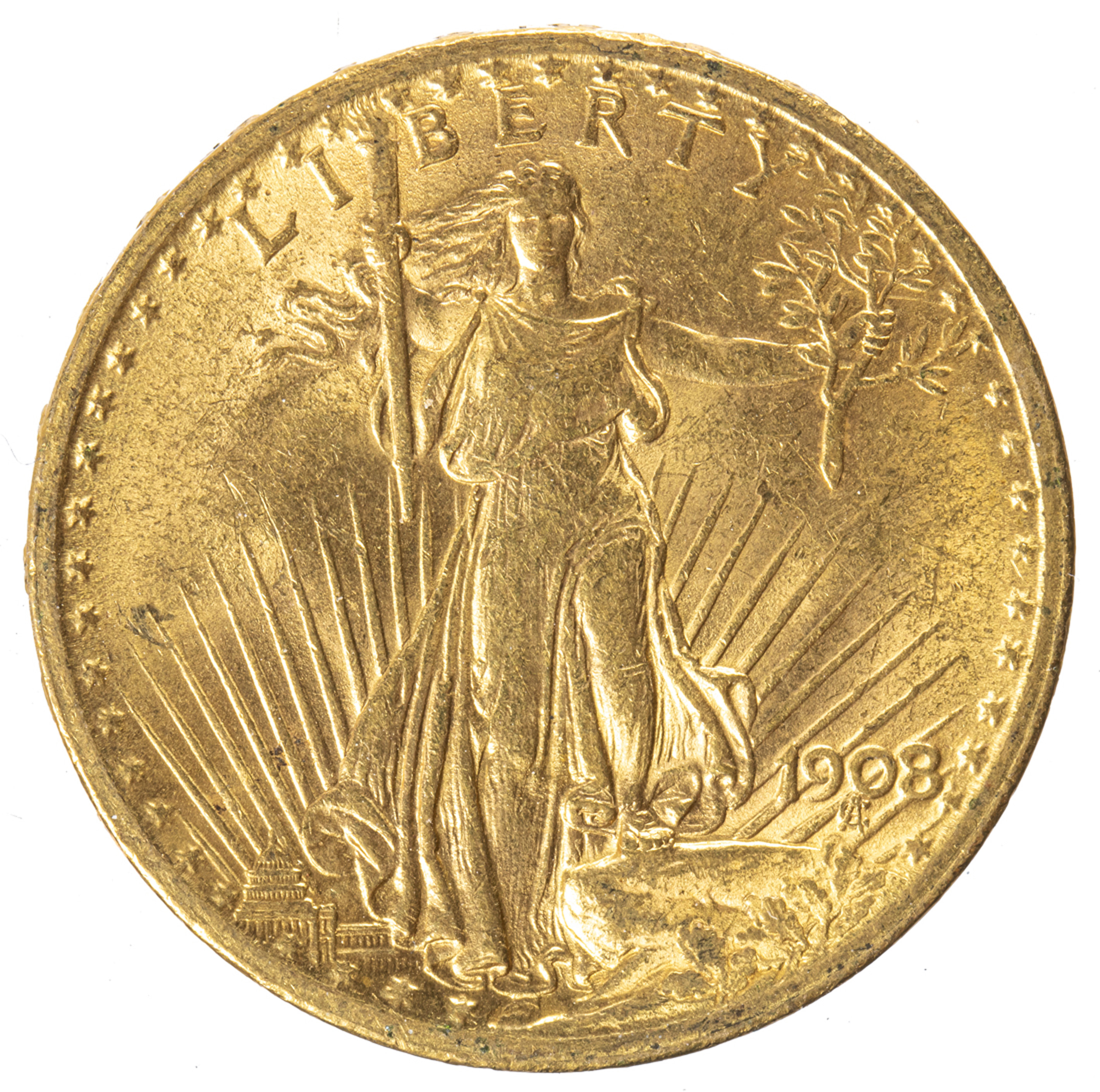 Appraisal: GOLD 'DOUBLE EAGLE' ST GAUDENS Gold 'Double Eagle' St Gaudens