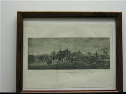 Appraisal: Various engraving of Philadelphia views 'Laurel Hill Cementary' x in