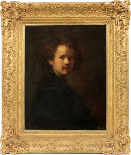 Appraisal: AFTER REMBRANDT OIL ON CANVAS C LATE TH C AFTER